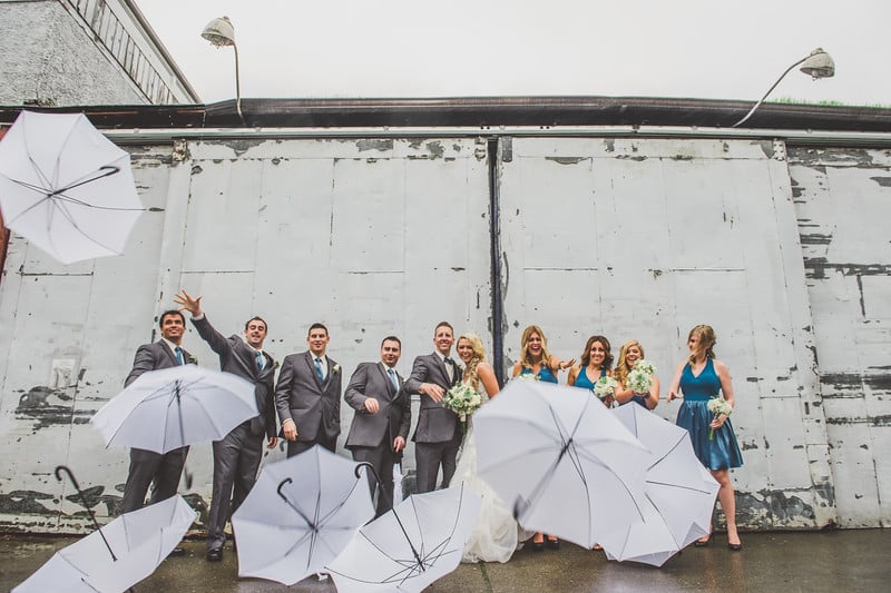 Rainy Wedding in Vancouver