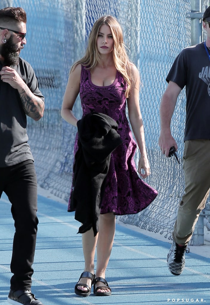 Sofia Vergara Back on Set For Modern Family
