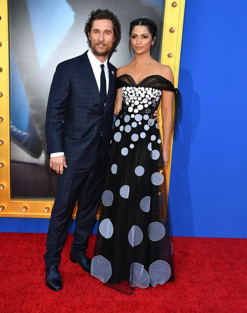 Camila Alves Wearing Yanina Couture at the Sing Premiere
