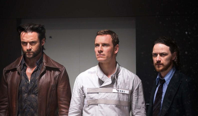 Hugh Jackman, Michael Fassbender, and James McAvoy in X-Men: Days of Future Past