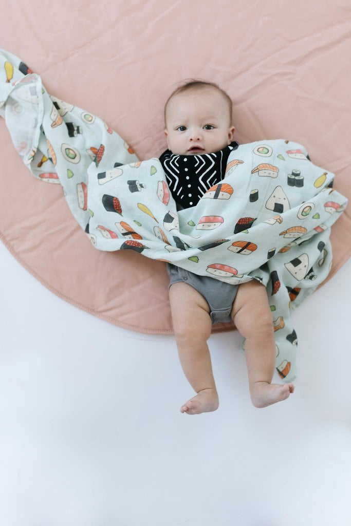 Loulou Lollipop Sushi Muslin Swaddle