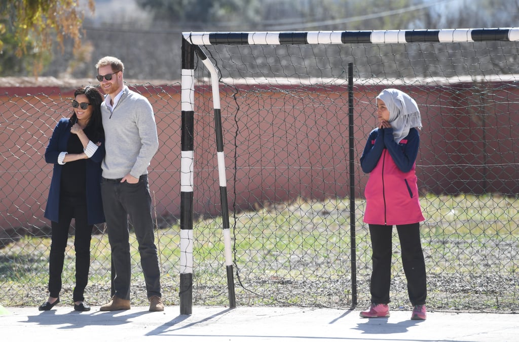 Prince Harry Meghan Markle Visit School on Morocco Tour 2019