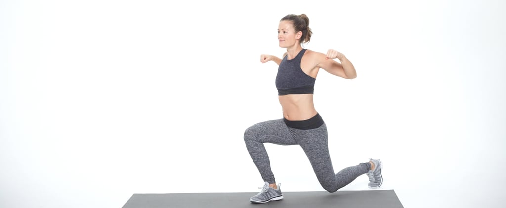 How to Do a Lunge With Shoulder Squeeze