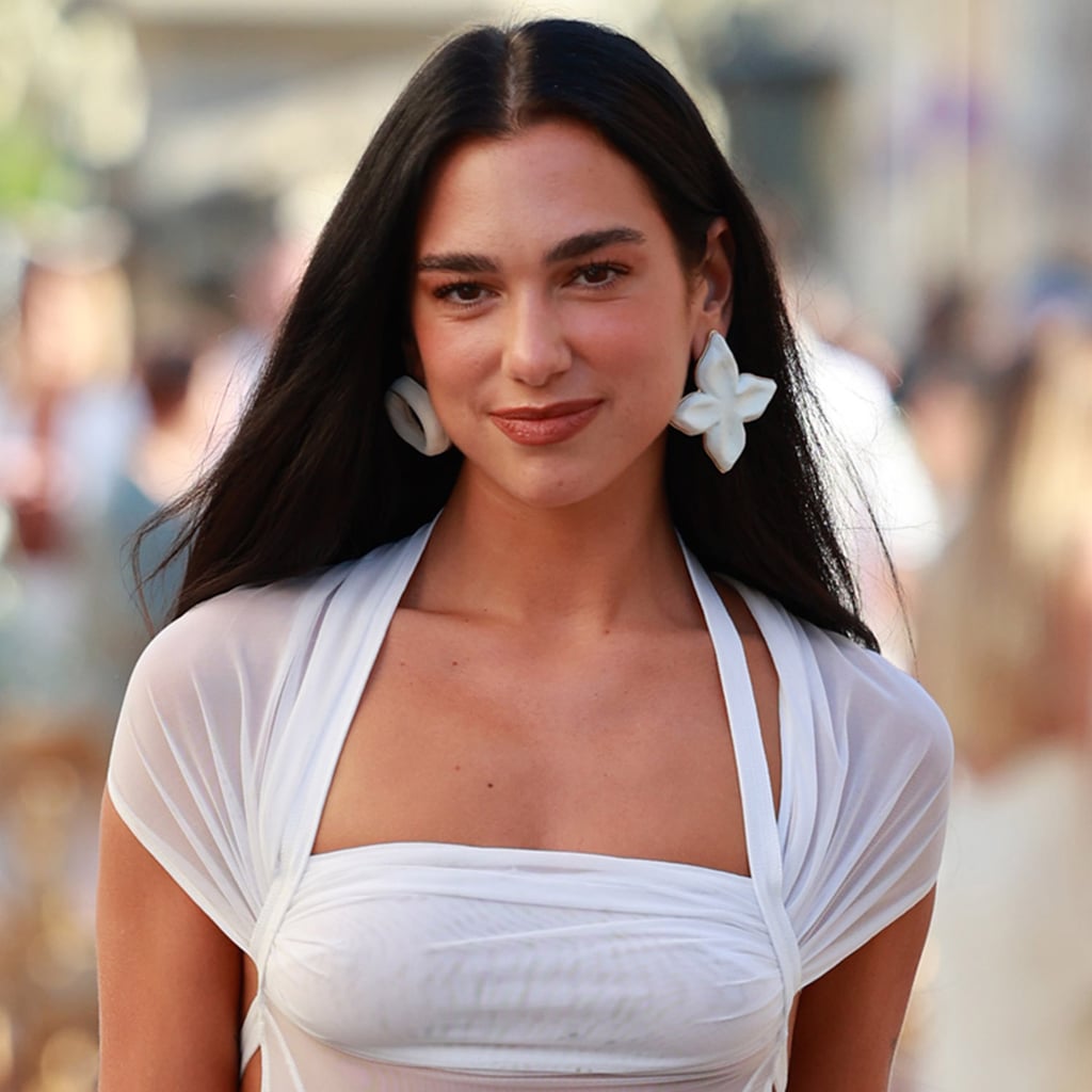 Dua Lipa Goes Full Y2K in a Lace-Up Crop Top and Sheer Pants