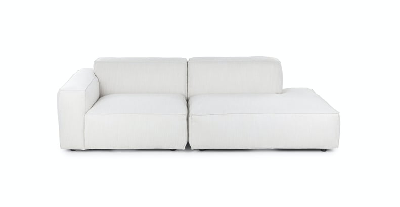What to Shop: Solae Chill White Left Arm Modular Sofa