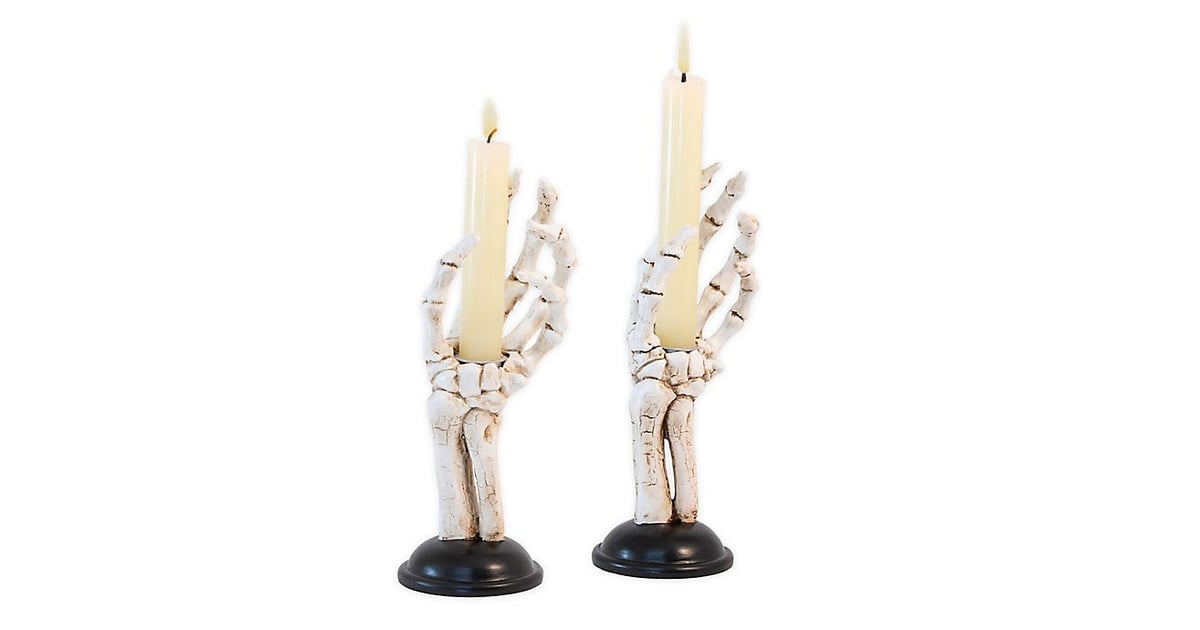 Skeleton Hands Halloween Taper Candle Holders Best Halloween