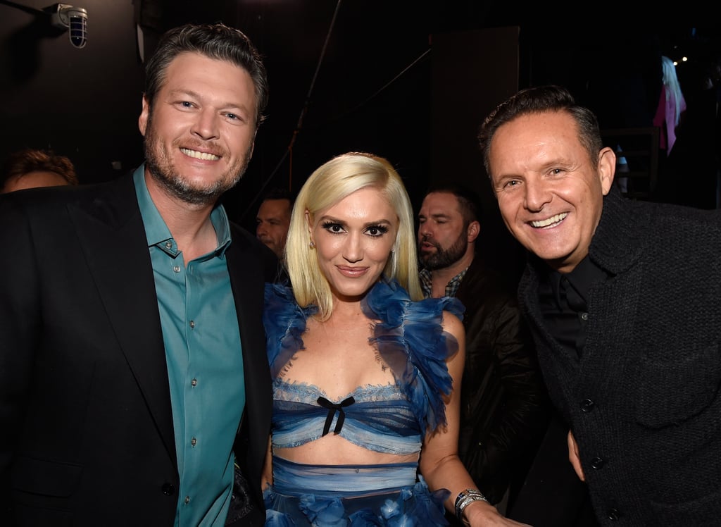 Blake Shelton & Gwen Stefani at 2017 People's Choice Awards