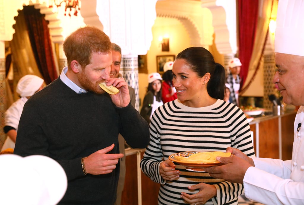 Meghan and Harry With Horses on Morocco Tour February 2019