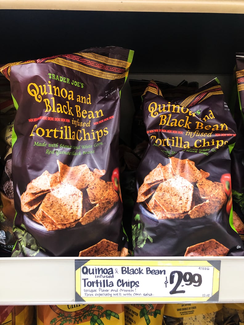 Quinoa and Black Bean Infused Tortilla Chips ($3)
