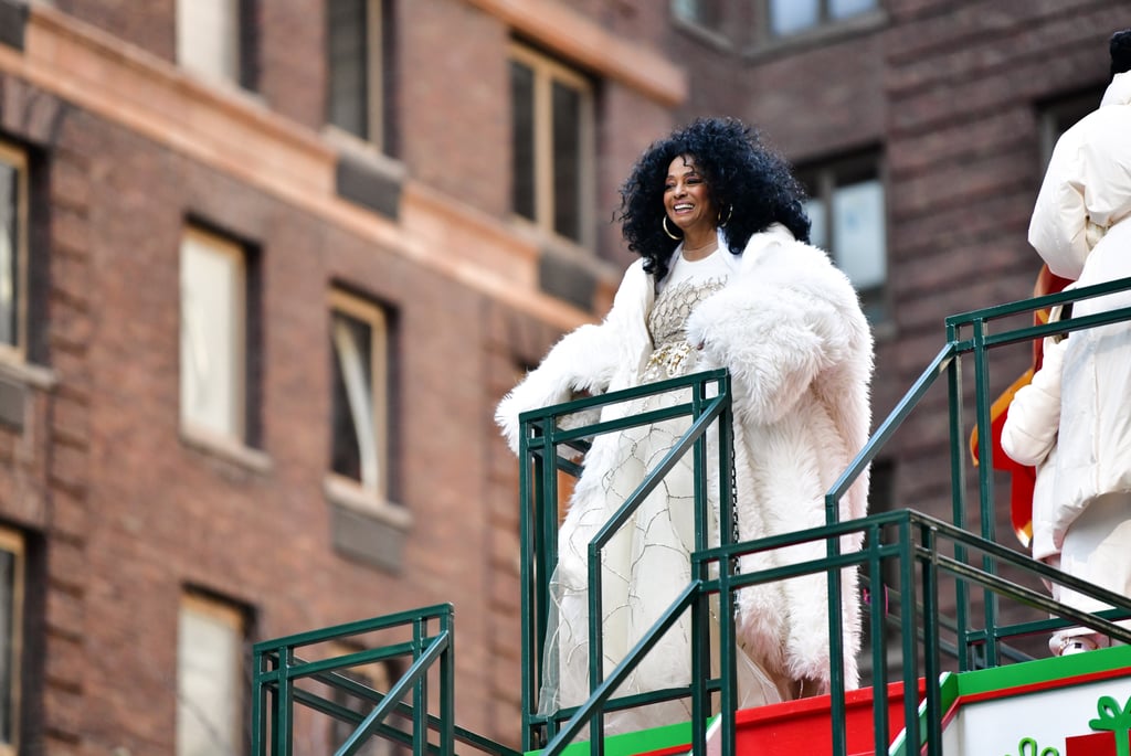 Diana Ross and Family at the Macy's Thanksgiving Parade 2018