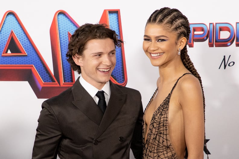 Zendaya and Tom Holland at the Spider-Man: No Way Home Premiere in Los Angeles