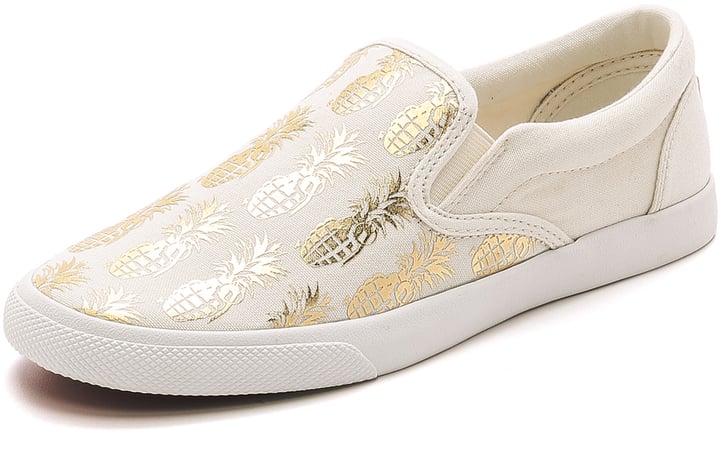 BucketFeet Pineappleade Slip On Sneakers ($84) | 40+ Shoes For the Bride  Who Wants (and Deserves!) to Be Comfortable | POPSUGAR Fashion Photo 23