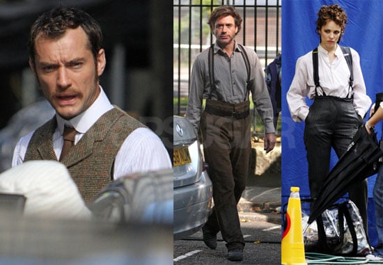 Photos Of Robert Downey Jr Jude Law Rachel Mcadams Filming New Scenes For Sherlock Holmes