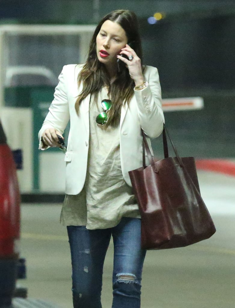 Pregnant Jessica Biel Leaving an Event in LA | Pictures