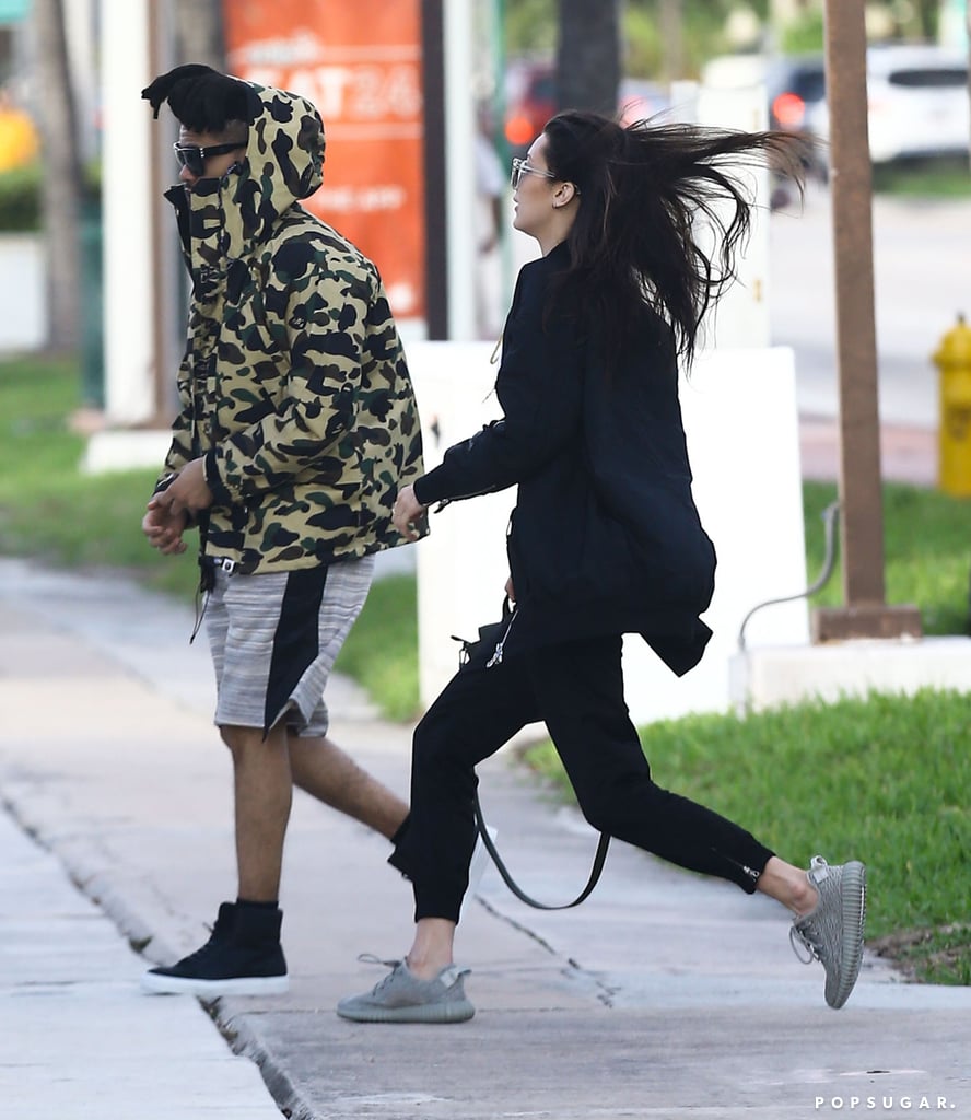 Bella Hadid and The Weeknd in Miami Together December 2015