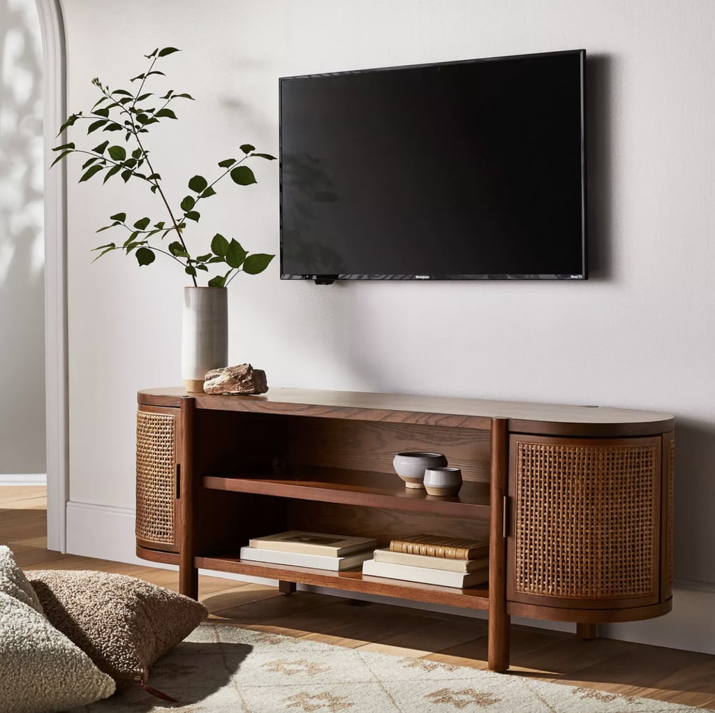 Threshold designed with Studio McGee Portola Hills Caned Door TV Stand