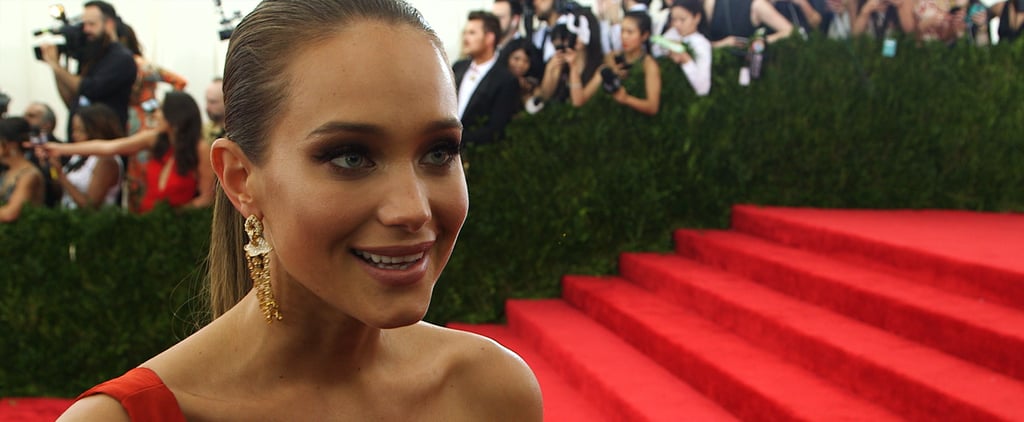 Hannah Davis Met Gala Interview | Video