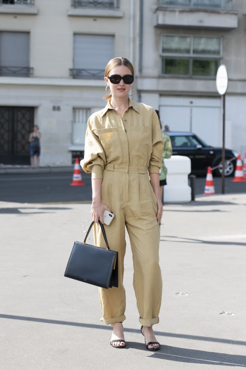 The Outfit: A Jumpsuit + Bag + Heels
