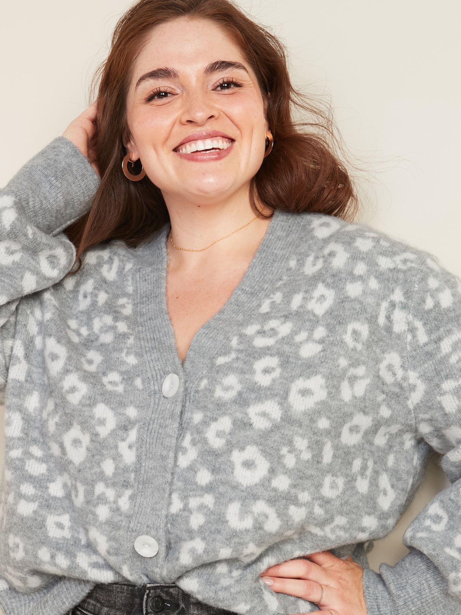 old navy gray sweater