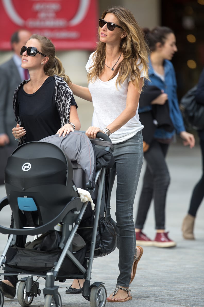 Gisele Worked Her Favorite Outfit With Sandals in the Summer
