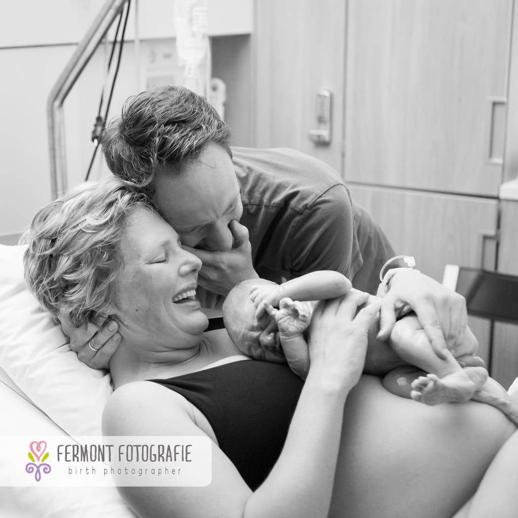 Birth Photos of Moms Meeting Their Newborns