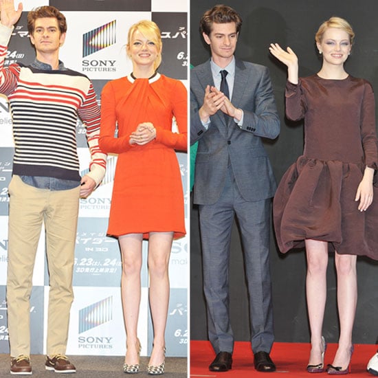 Andrew Garfield Emma Stone Pictures in Japan