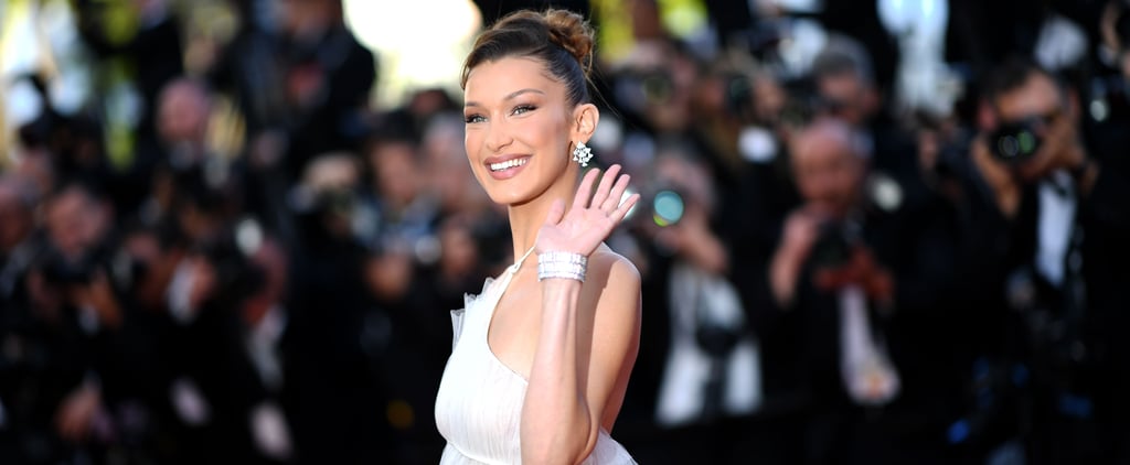 Bella Hadid's White Dior Gown at Cannes 2019