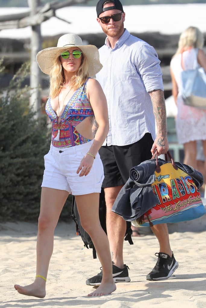 Ellie Goulding With Mystery Man in France July 2016