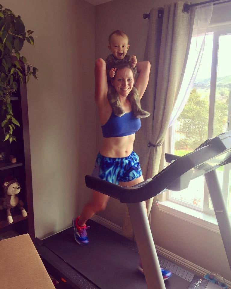Mom Breastfeeding During Ironman Competition
