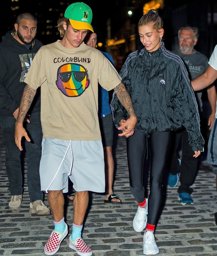 Justin Bieber Hailey Baldwin Matching Shoes and Socks 2018