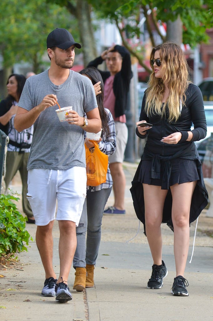 Kourtney Kardashian Getting Frozen Yogurt in the Hamptons