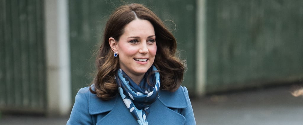 Kate Middleton Blue Sportmax Coat