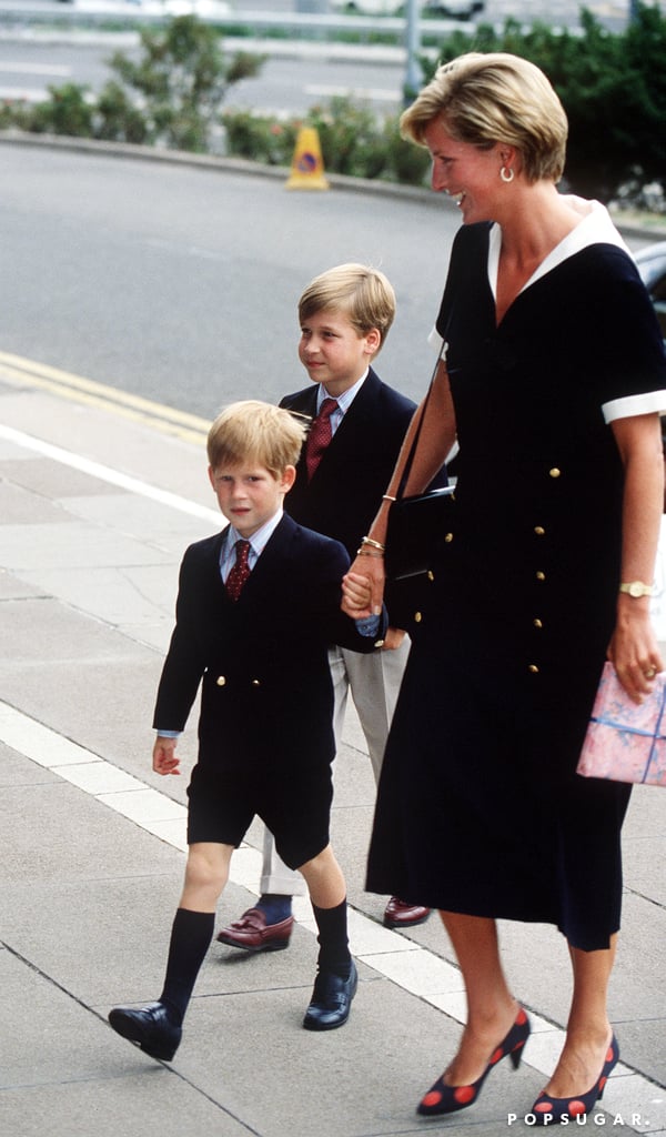 Princess Diana and Prince Harry Holding Hands Pictures