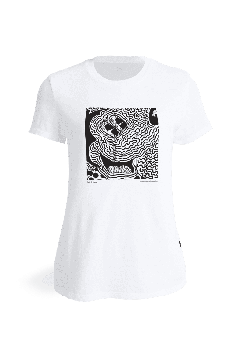 李维斯女子Keith Haring x疯狂米奇的t恤