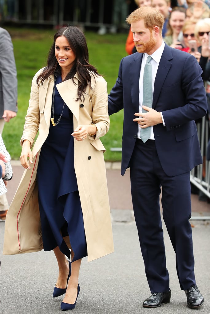 Kid Gives Meghan Markle a Pasta Necklace in Melbourne 2018