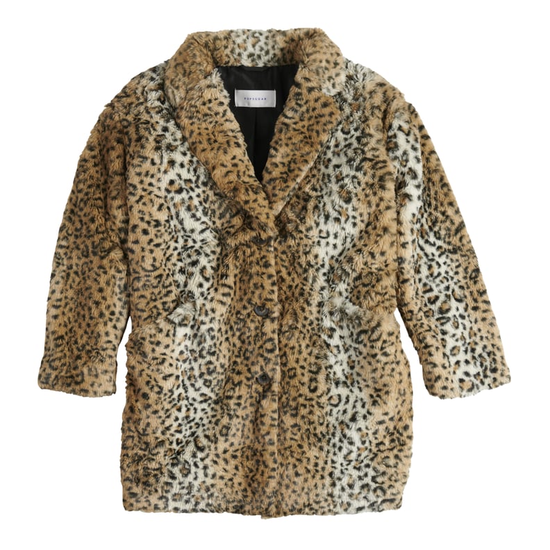 POPSUGAR Cozy Leopard Coat