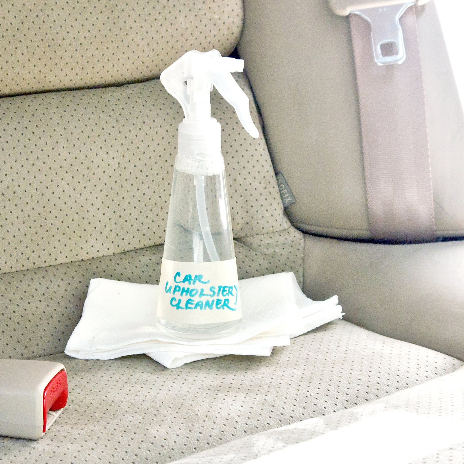 Get That New-Car Feeling With This DIY Upholstery Cleaner  Diy upholstery  cleaner, Cleaning car upholstery, Car upholstery cleaner