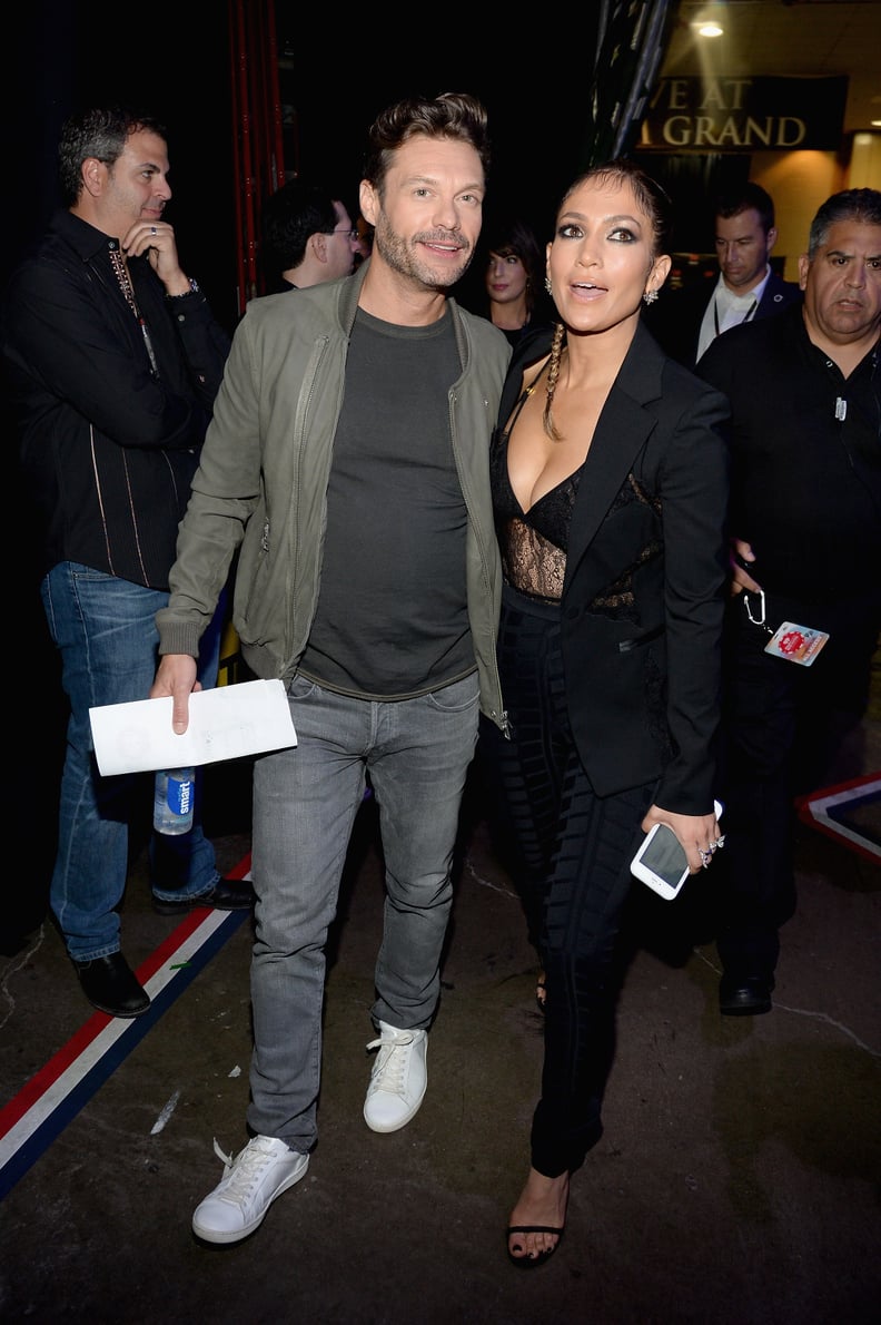 Jennifer Lopez and Ryan Seacrest