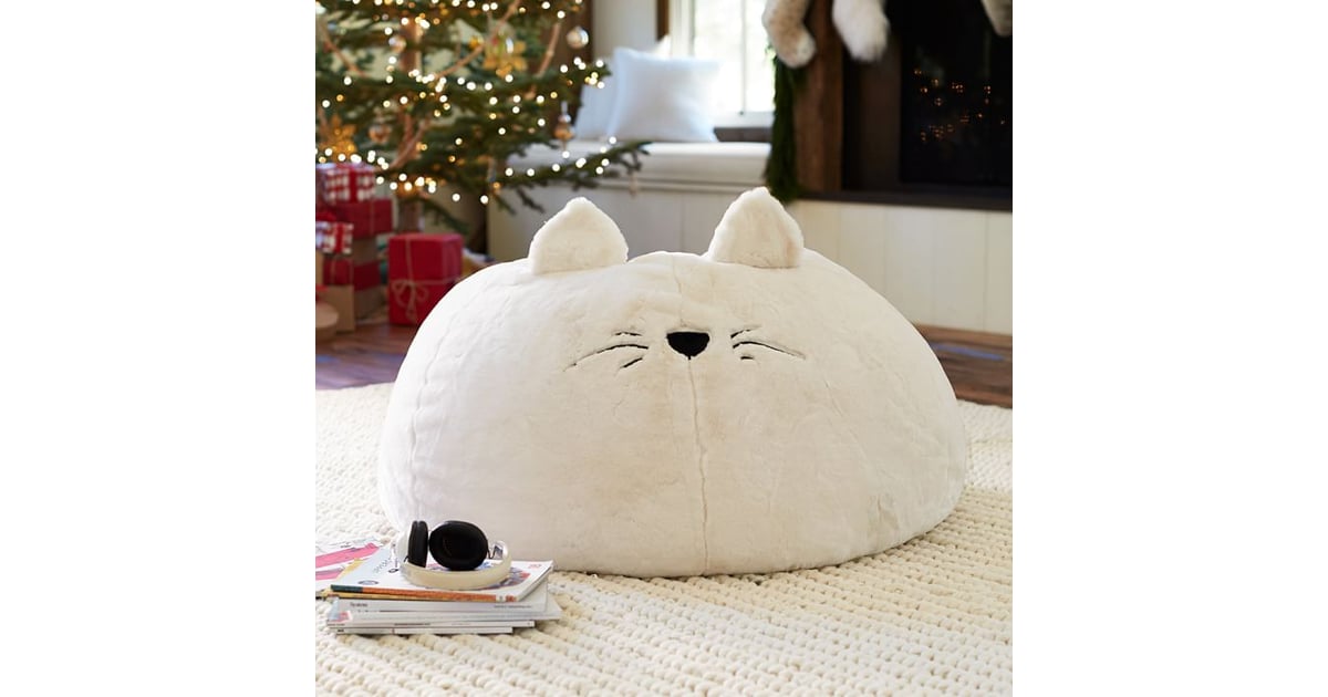 Cat FauxFur Beanbag Gifts For Kids That Won't Fit Under the Tree
