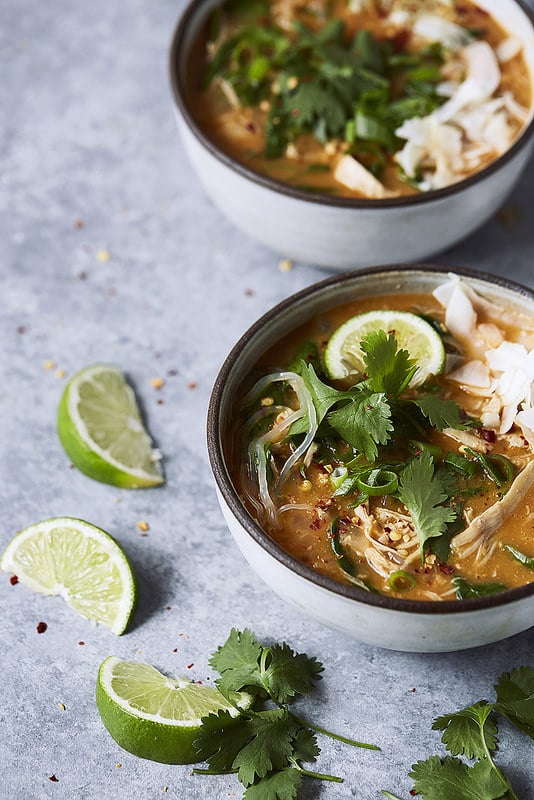 Coconut Red Curry Soup