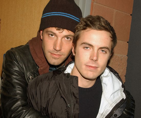 Hot brothers Casey and Ben Affleck showed some affection in Park City in 2002.