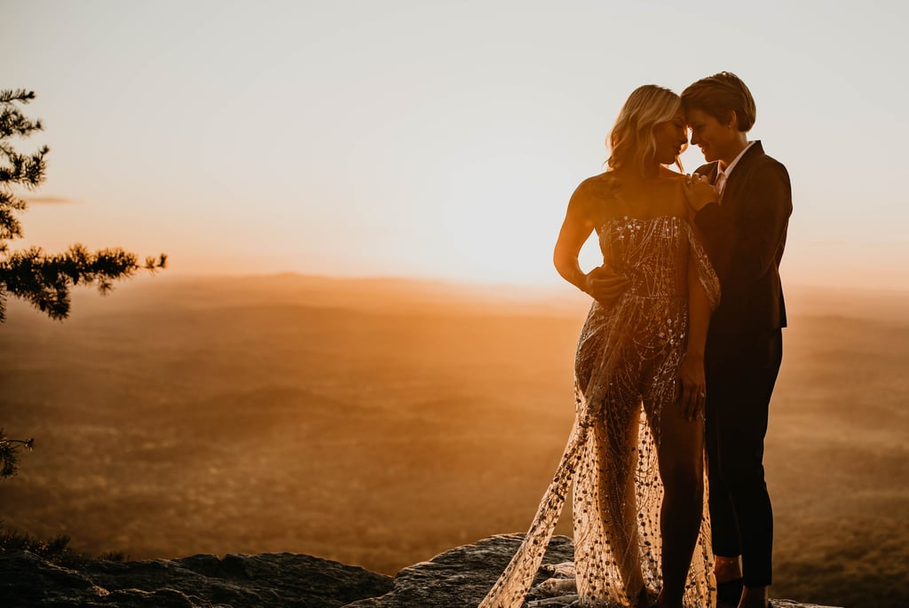 Romantic Wedding Vow Renewal in Alabama Mountains