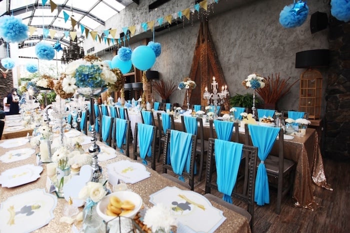 Royal Mickey Mouse Baby Shower Party
