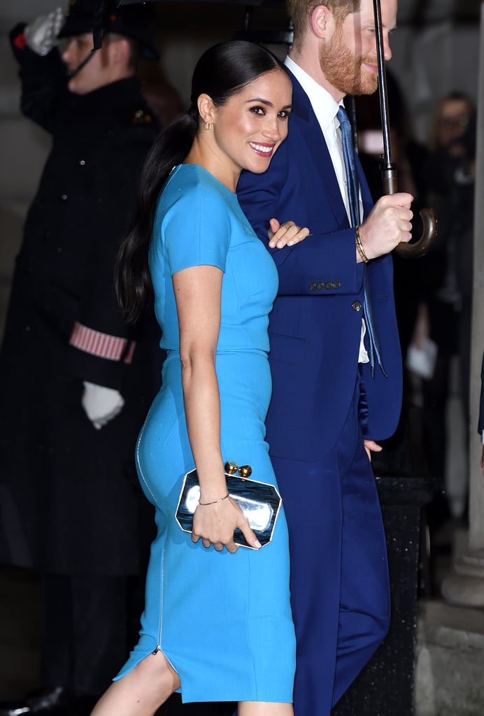 Meghan Markle's Blue Victoria Beckham Dress 2020