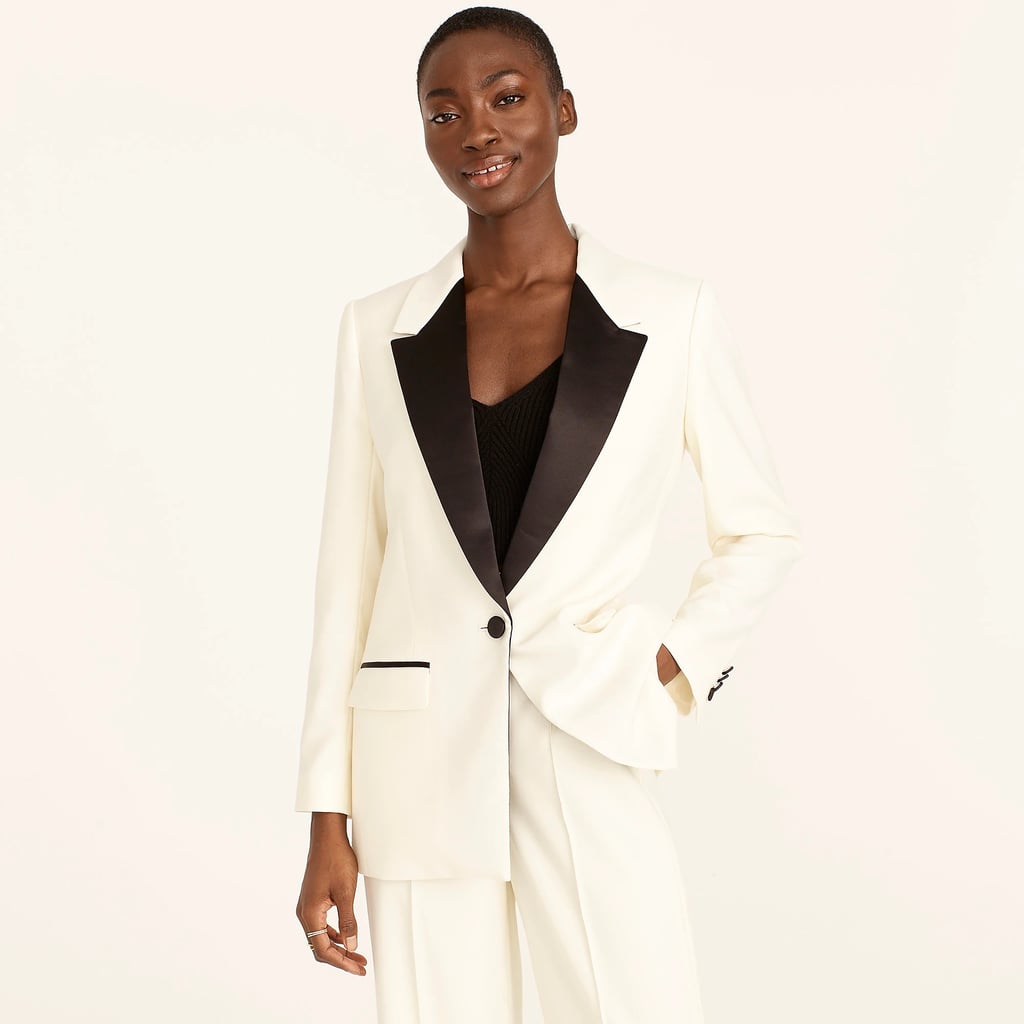 J.Crew Collection Willa Tuxedo Blazer in Italian Wool