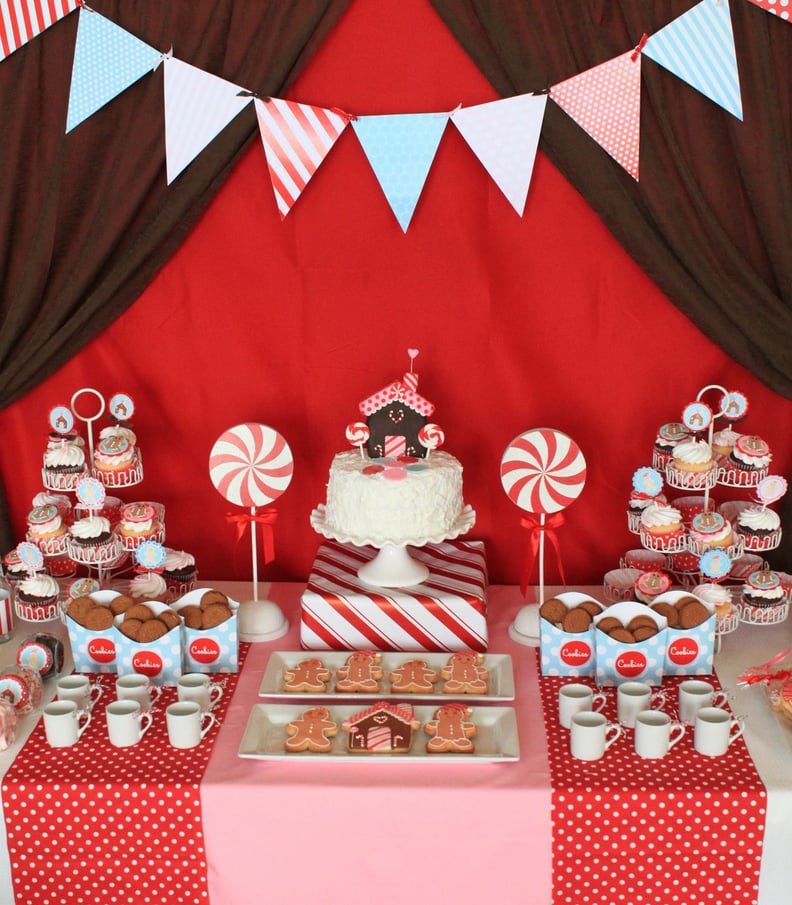 Gingerbread Christmas Holiday Dessert Table