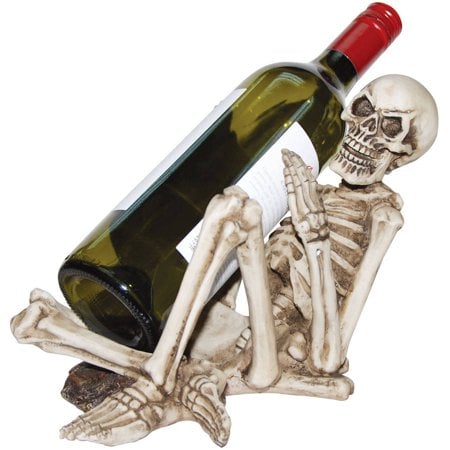 Skeleton Bottle Holder Halloween Decoration