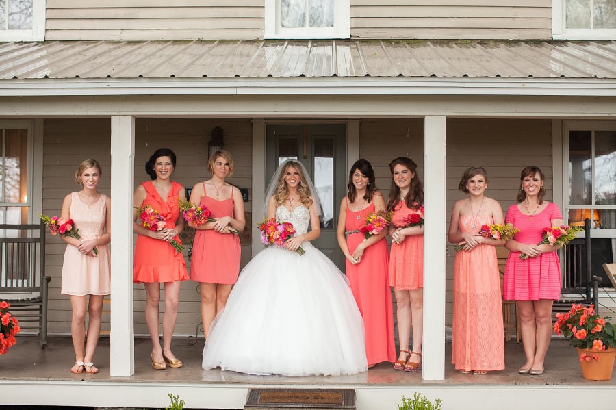 Different Dresses, Different Shades of Same Color