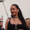 Rihanna Steps Out in a Bump-Baring Bralette and Low-Rise Denim Skirt