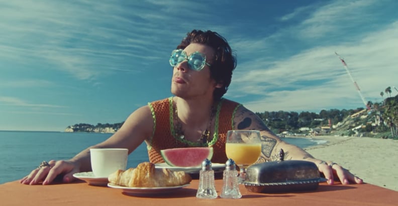 Harry Styles Wearing Pink Nail Polish in the "Watermelon Sugar" Music Video